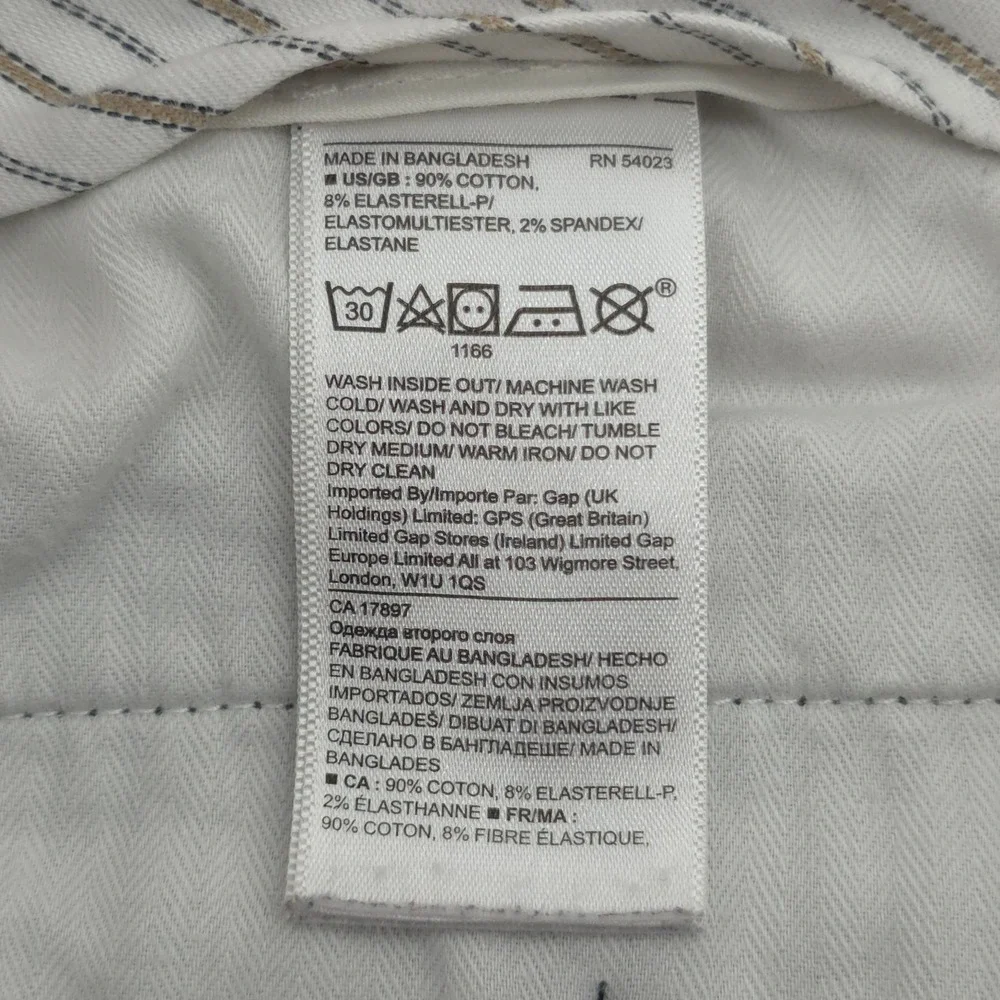Banana Republic Mens Aiden Chino 32x30 Charcoal‎ Gray Slim Fit Stretch Pants